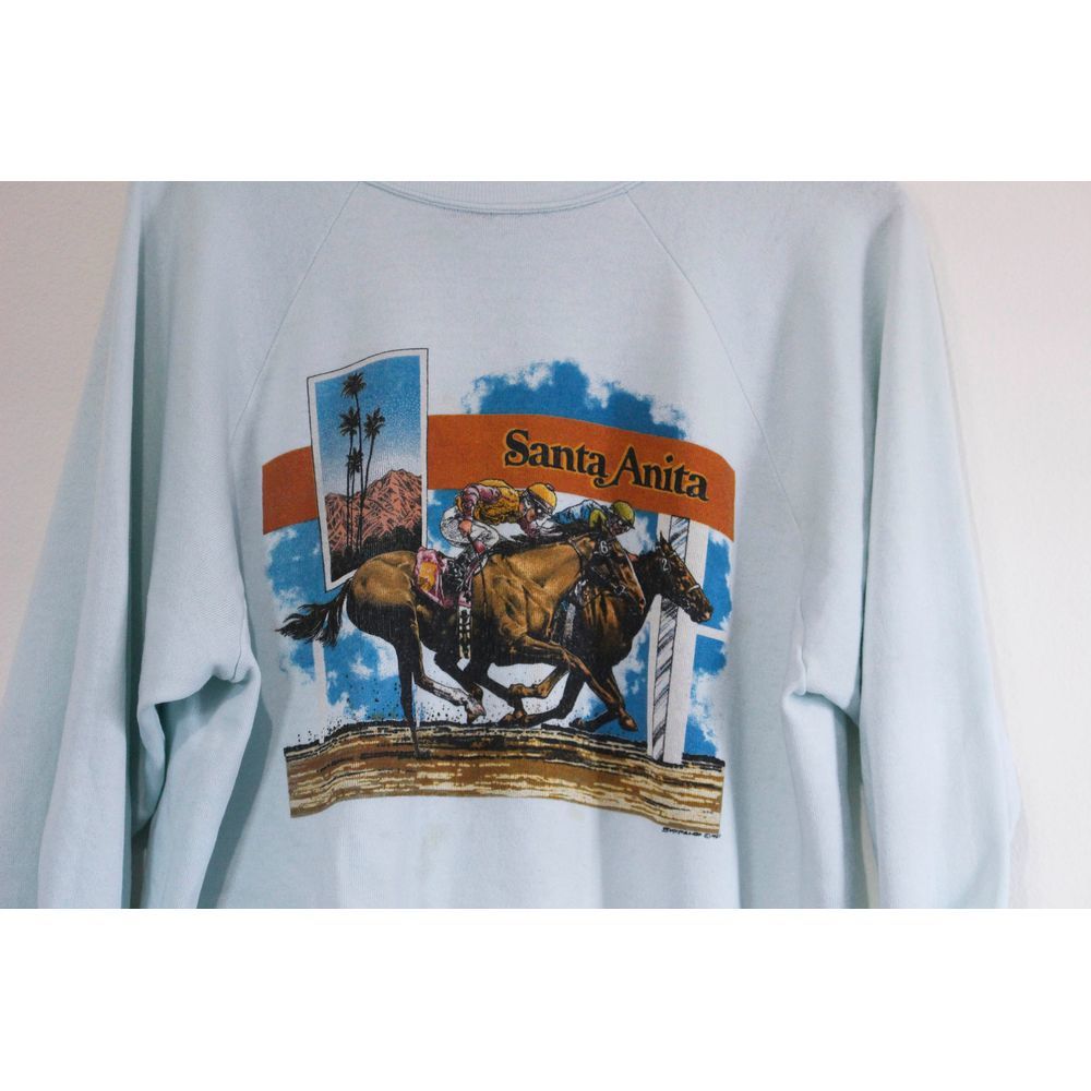 Vintage Santa Anita California Horse Sweatshirt - Picture 2 of 9